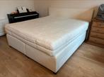 Boxspring 180x200, Huis en Inrichting, Slaapkamer | Boxsprings, Ophalen, Gebruikt, Crème, 180 cm