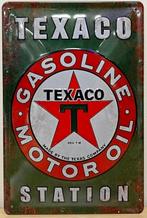 Reclamebord van Texaco Motor Oil in reliëf-20x30cm, Verzamelen, Merken en Reclamevoorwerpen, Nieuw, Reclamebord, Verzenden