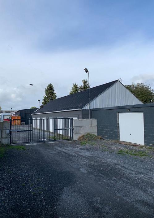 Garage / entrepôt de 90m2 + terrain de stockage à Binche, Immo, Garages en Parkeerplaatsen, Provincie Henegouwen
