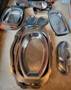 Lot de plats en Inox, Ophalen of Verzenden, Gebruikt, Inox