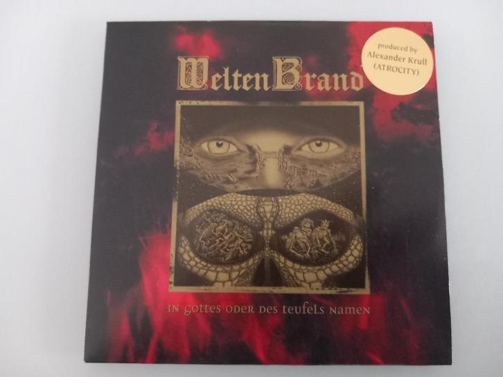 CD WeltenBrand Gothic Rock Goth Electro New Wave, Cd's en Dvd's, Cd's | Rock, Zo goed als nieuw, Alternative, Ophalen of Verzenden