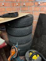 Set winterbanden Firestone 195/65 R 15 91V op stalen velg, Auto-onderdelen, Banden en Velgen, 15 inch, Banden en Velgen, Gebruikt