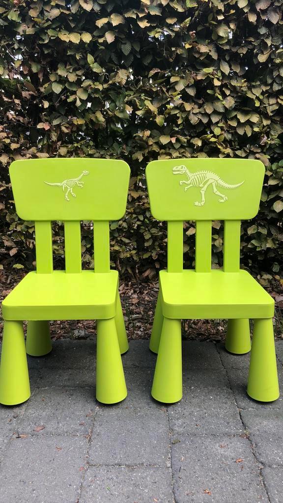 2 kleuterstoeltjes, Kinderen en Baby's, Kinderkamer | Tafels en Stoelen, Gebruikt, Stoel(en), Ophalen