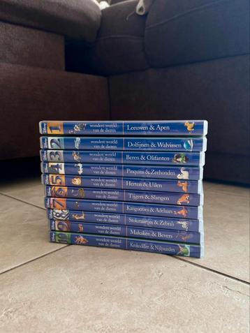 10x Disney DVD : Wondere Wereld Van De Dieren beschikbaar voor biedingen