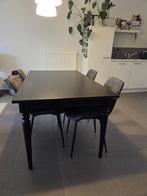 Ikea tafel "Rosentorp" met 4 stoelen, Huis en Inrichting, Tafels | Eettafels, Ophalen, Gebruikt, 50 tot 100 cm, Vijf personen of meer