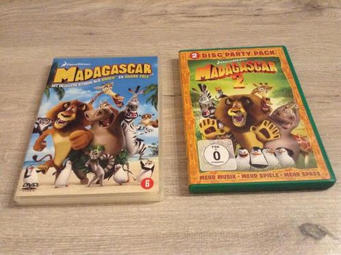 Madagascar verschillende DVD'S (2005-2009), Cd's en Dvd's, Dvd's | Tekenfilms en Animatie, Zo goed als nieuw, Europees, Tekenfilm