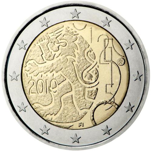 2 euro Finland 2010 - 150 jaar Finse Munt (UNC), Postzegels en Munten, Munten | Europa | Euromunten, Losse munt, 2 euro, Finland