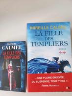 Mireille Calmel : La fille des templiers T 1 & 2, Comme neuf, Calmel, Europe autre, Enlèvement ou Envoi