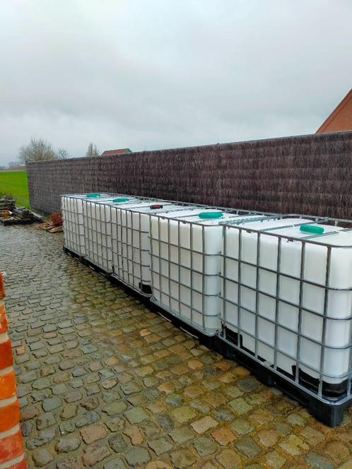 Ibc container, Tuin en Terras, Regentonnen, Zo goed als nieuw, Kunststof, 150 liter of meer, Met kraantje, Ophalen