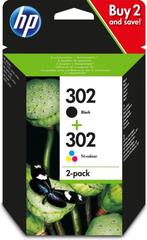 HP 302 Origineel Inktcartridge Kleur & Zwart GRATIS BEZORGD, Computers en Software, Verzenden, Nieuw, Cartridge, Hp