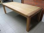 te koop mooie teak tafel, Ophalen, Teakhout, 50 tot 100 cm, Vijf personen of meer