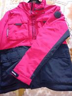Winterjas merk explorer donkerblauw met rood maat L, Kleding | Dames, Wintersportkleding, Maat 42/44 (L), Zo goed als nieuw, Ophalen