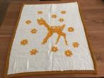 Aabe retro vintage deken dekentje bambi 0,75 cm x 0,90 m, Ophalen of Verzenden, Witgoed