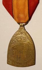 Médaille est en bronze et a une forme triangulaire arrondie, Postzegels en Munten, Penningen en Medailles, Ophalen of Verzenden