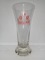 Ancien verre flute SUPER NOEL de la Brie des ouvriers réunis, Comme neuf, Autres marques, Enlèvement ou Envoi, Verre ou Verres