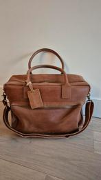 Leren laptoptas Burkely Every day, Overige merken, Gebruikt, Bruin, Ophalen of Verzenden