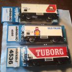 Marklin HO set van 3 koelkastwagens in originele muntdoos, Zo goed als nieuw, Wisselstroom, Wagon, Märklin