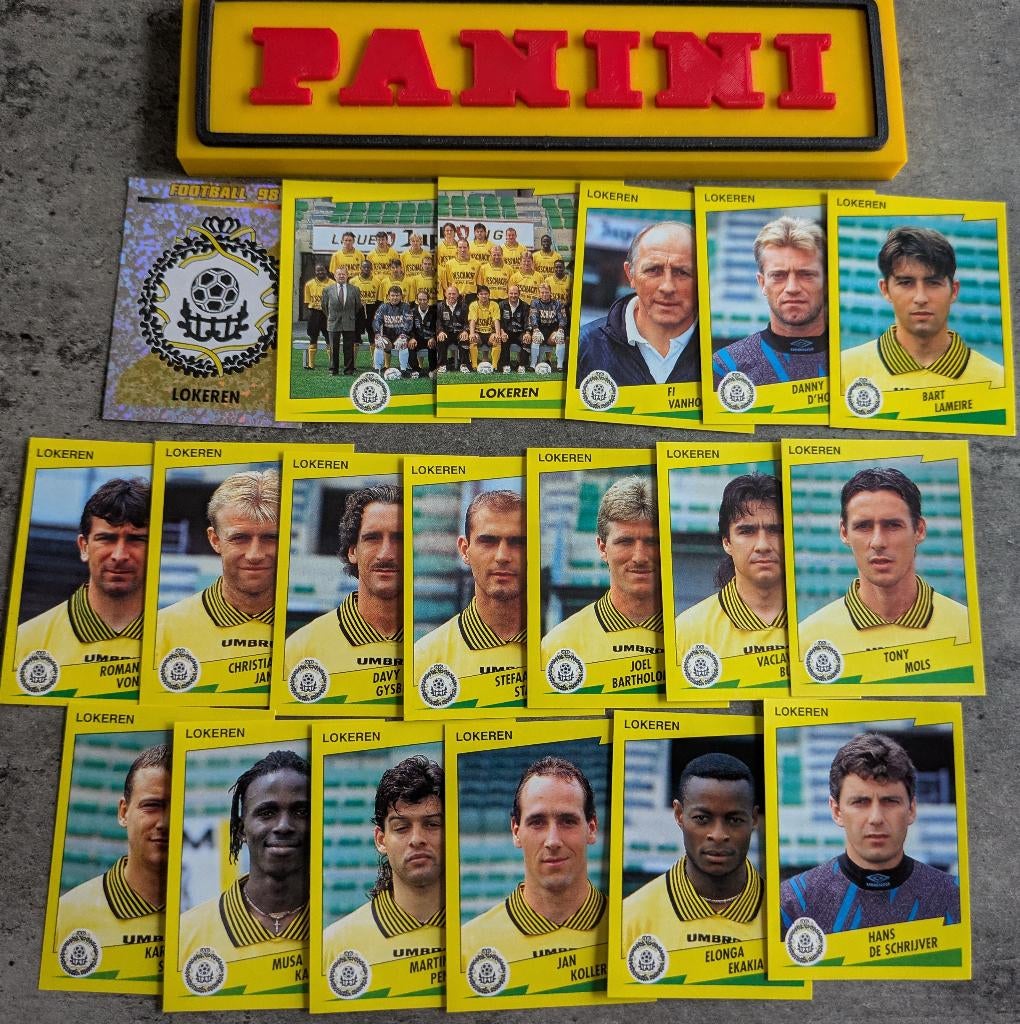 Panini FOOTBALL 98 19 STICKERS 1998  LOKEREN SK VOETBAL, Hobby en Vrije tijd, Stickers en Plaatjes, Nieuw, Ophalen of Verzenden
