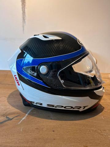 Lazer Carbon motorhelm my L 59-60 beschikbaar voor biedingen