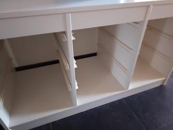 Witte Trofast met. 3 bakken beschikbaar voor biedingen
