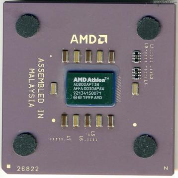 AMD Athlon 800 - A0800APT3B - 26822, Enlèvement ou Envoi, Socket A, Utilisé, Moins de 2 Ghz