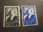 België/Belgique 1937 Mi 453/454(o) Gestempeld/Oblitéré, Postzegels en Munten, Ophalen of Verzenden, Gestempeld
