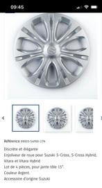 Enjoliveurs 15’´ suzuki d’origine pour modèle s-cross et vit, Auto-onderdelen, Banden en Velgen, Ophalen, Nieuw, 15 inch