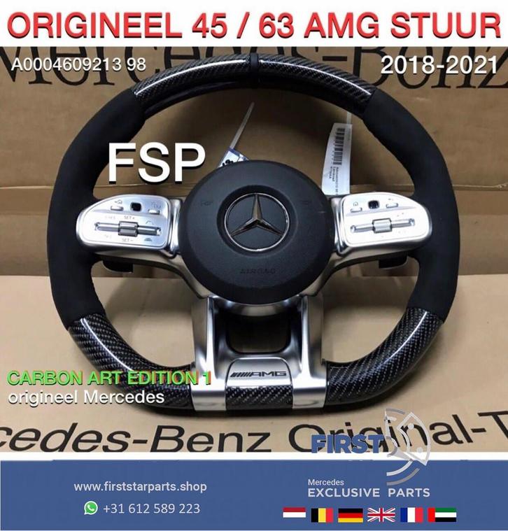 2020 FACELIFT CARBON GT AMG STUUR origineel Mercedes A C GT, Auto-onderdelen, Besturing, Mercedes-Benz, Gebruikt, Verzenden