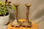 Vintage koperen kandelaars, Enlèvement ou Envoi, Cuivre ou Bronze