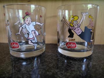 2 verres Bobette + Sidonie (Pub. Lotus). beschikbaar voor biedingen
