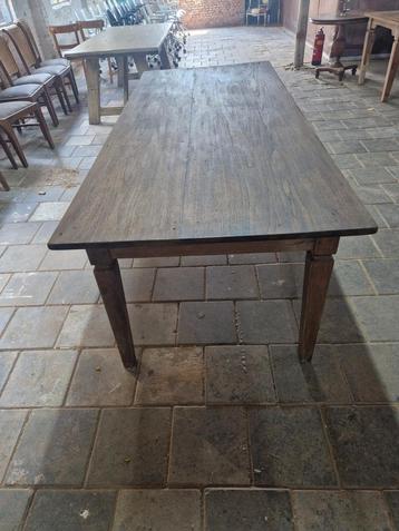 Table de ferme française ancienne de 237 cm de long, Enlèvement