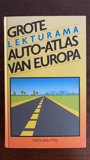 Grote Lekturama auto-atlas van Europa