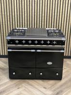 Luxe fornuis Lacanche Zwart Gas + Coup de Feu + Dubbele Oven, Grill, Ophalen of Verzenden, Gas