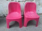 Chaises de jardin pour enfants roses, Jardin & Terrasse, Enlèvement, Utilisé, Plastique, Empilable