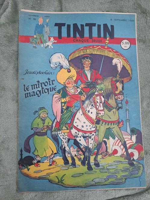 Fascicule du journal TINTIN N 36 4e année 8 septembre 1949, Livres, BD, Utilisé, Une BD, Enlèvement ou Envoi