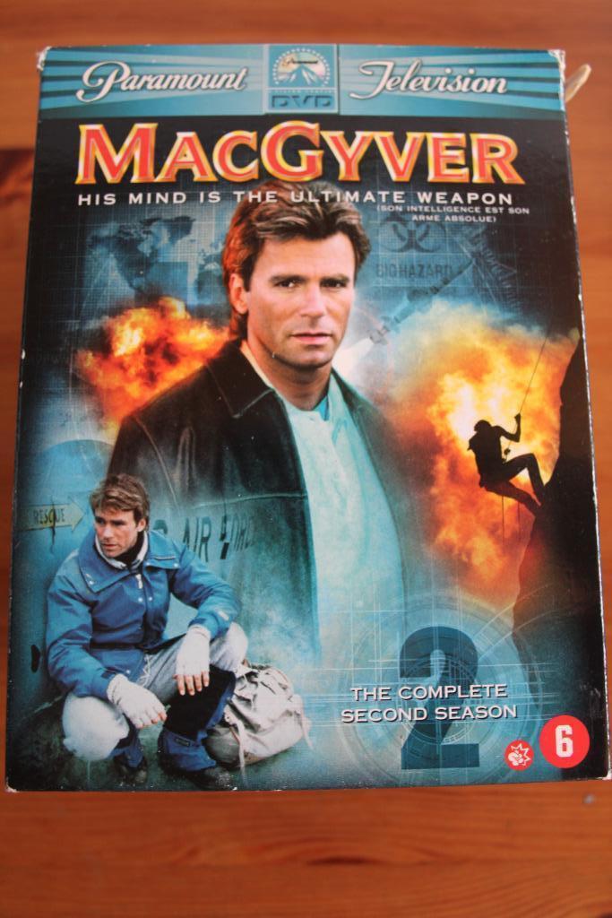 MacGyver  seizoen 2-3-4-7            Spannende serie!, Cd's en Dvd's, Dvd's | Tv en Series, Zo goed als nieuw, Actie en Avontuur