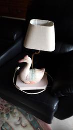 Tafellamp met eendfiguur 48 cm hoog, Ophalen, Hout