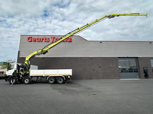 Renault C460 8X4 + HIAB X-HIPRO 548 E-7 MET JIB KRAAN / KRAN, Auto's, Vrachtwagens, ABS, Achteruitrijcamera, Airconditioning, Centrale vergrendeling