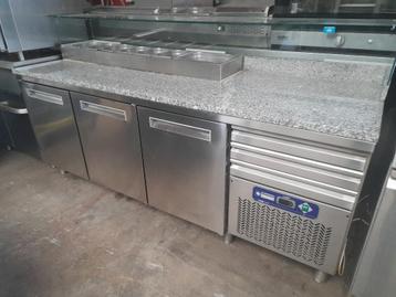 Pizzatafel/gekoelde tafel/koelkast/cateringapparatuur beschikbaar voor biedingen