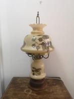 Grote art nouveau-lamp H 75 cm, Gebruikt, Glas, Art nouveau, Ophalen of Verzenden