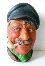 Vintage keramieken "santon" zeemanskop, Antiek en Kunst, Ophalen of Verzenden