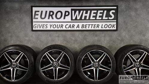18 inch Mercedes C klasse W206 AMG Zwart zomerbanden, Auto-onderdelen, Banden en Velgen, Banden en Velgen, Zomerbanden, 18 inch
