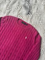 Ralph Lauren kabeltrui knit pull katoen - roze- M, Maat 38/40 (M), Ophalen of Verzenden, Zo goed als nieuw, Ralph Lauren