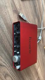 Focusrite Scarlett 2i2, Computers en Software, Geluidskaarten, Verzenden, Zo goed als nieuw