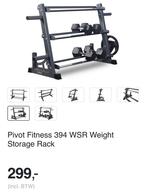 Dumbbell - barbell - plates storage rack - opberg, Sport en Fitness, Ophalen, Zo goed als nieuw, Dumbbell