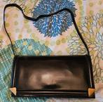 Leren clutch met schouderband, Ophalen of Verzenden, Zo goed als nieuw, Leer