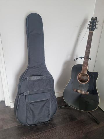 Washburn d10sceb elektro/akoestische gitaar, Musique & Instruments, Enlèvement, Comme neuf