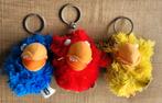 Croky chips: 3 sleutelhangers - papegaaien, Ophalen of Verzenden, Gebruikt, Knuffel of Figuurtje