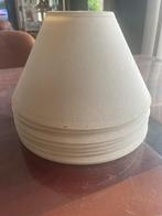 5 petits chapeaux pour abats-jours couleur crème, Enlèvement, Utilisé, Crème