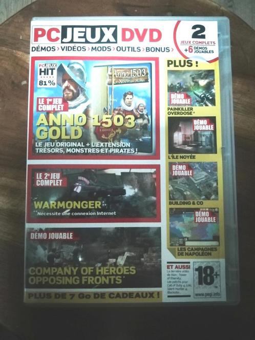 Pc Jeux Dvd 2 Jeux Complets (Anno 1503 GOLD et Warmonger), Consoles de jeu & Jeux vidéo, Jeux | PC, Comme neuf, Enlèvement ou Envoi